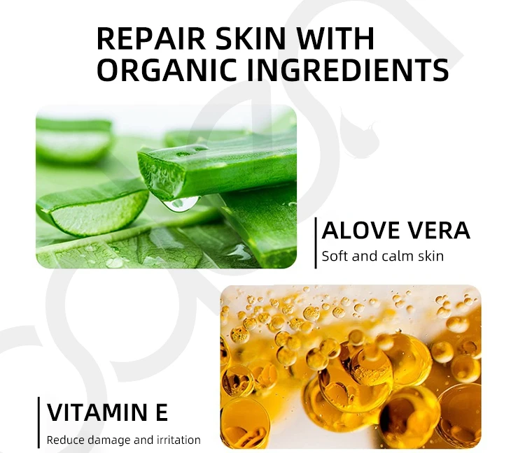 OEM Eliminates Razor Burn Soothing Aloe Vera Scent After Shave Lotion Balm