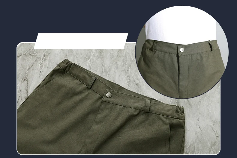 Custom Men's work pants double crotch thickened antispark antiflaming loose breathable Tactical desi