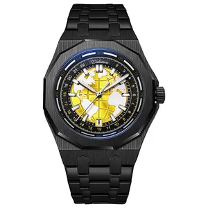 Customizable Mechanical Watch Wandering Earth Full Super Luminous Waterproof High-end Men's Fully Automatic Mechanical Watches