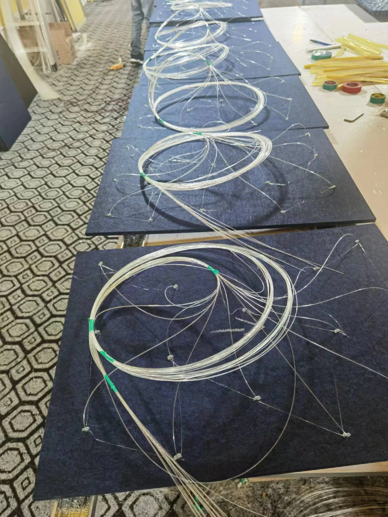 トゥインクルスターオプティックファイバーRGB LED天井ライトバーKTV