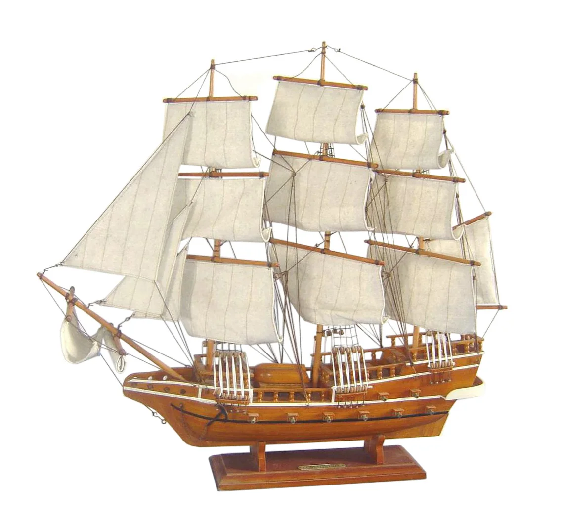 スペインガレオンアトーチャ木製歴史的船模型｜インテリア装飾用