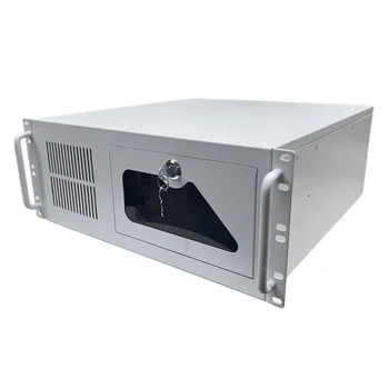 4U Industrial Computer Chassis Server with Optical Drive Multiple Hard Disk ATX Motherboard Monitoring Network Rack