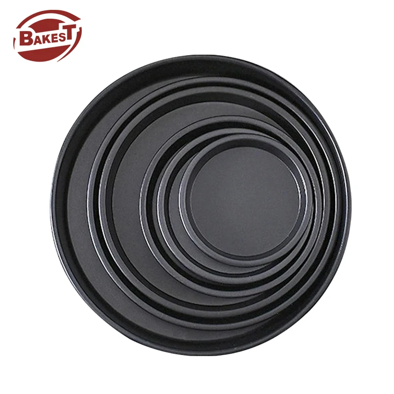 Hot Selling Food Grade Non-Stick Round Pizza Pan for Oven Baking Dishes & Pans