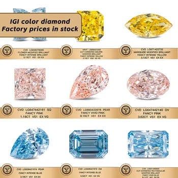 Labordiamanten 1.00 Ct 180 Stück Lose Lab-Grown Cvd Diamant Menge 1.00 MM D Internally Flawless IF Zertifiziert