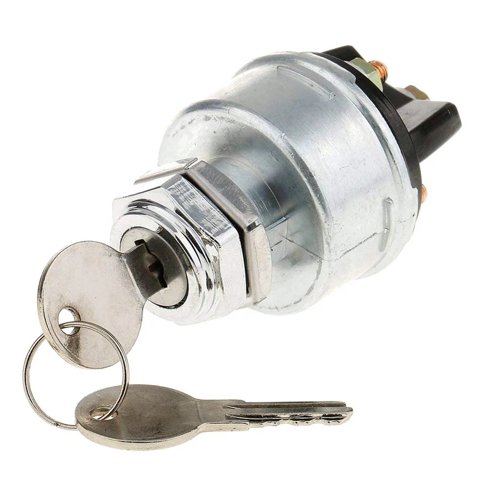Universal Ignition Key Starter Switch For Car Tractor Trailer Truck W/ 2 Keys US - Foto 3