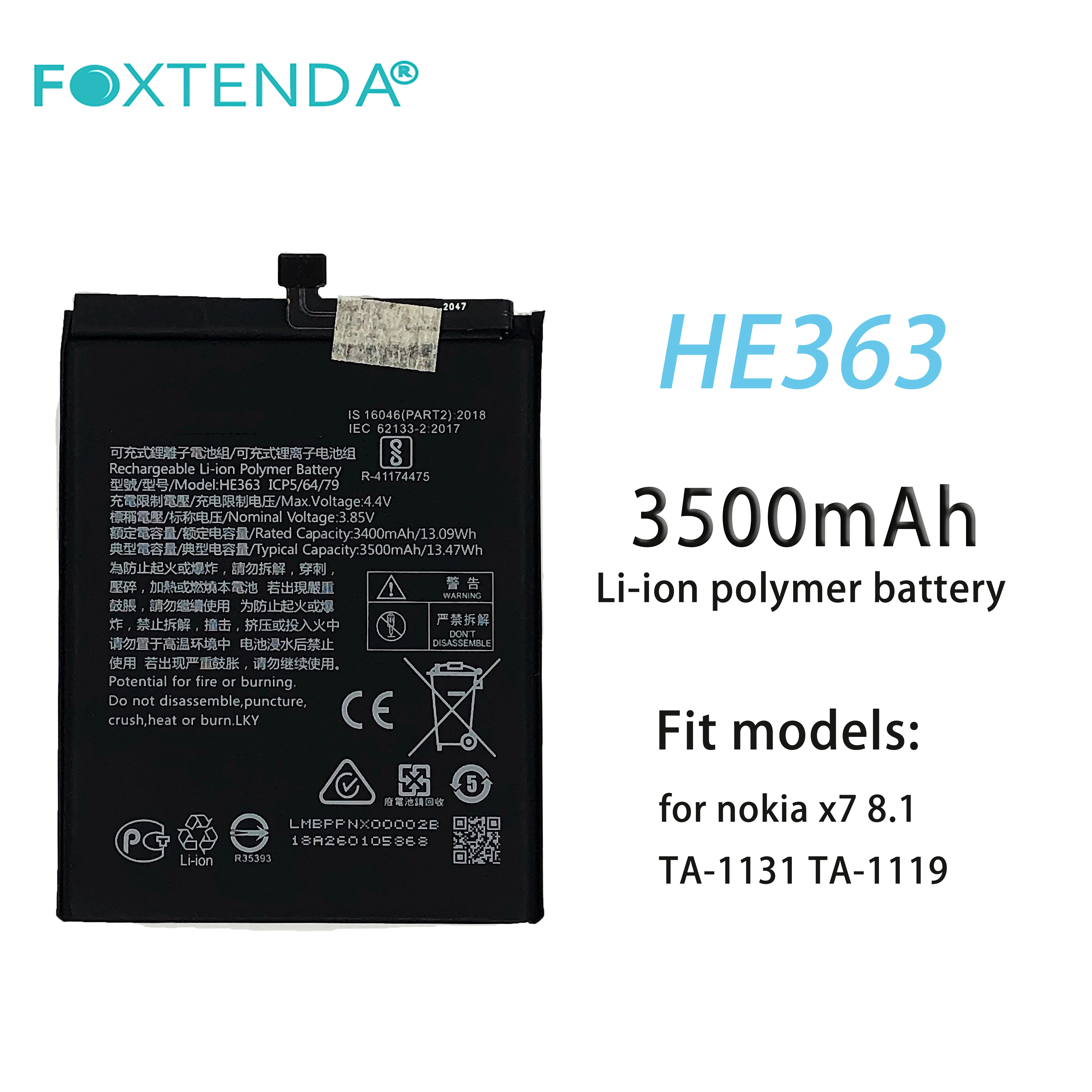 nokia he363 battery model name