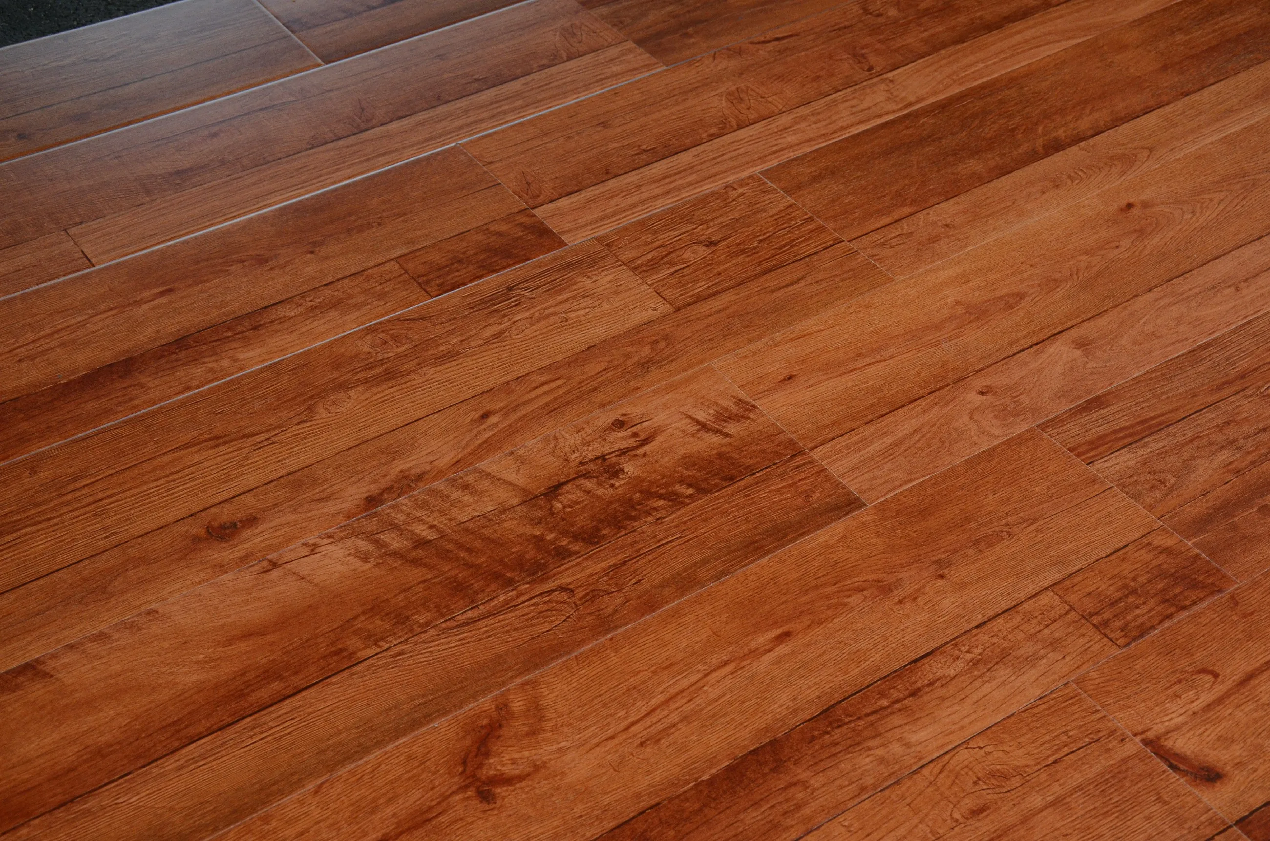 Rosewood Grain Smooth Cheap Floating Flooring Bedroom Wood Floor 10mm Plank Vinyl Flooring