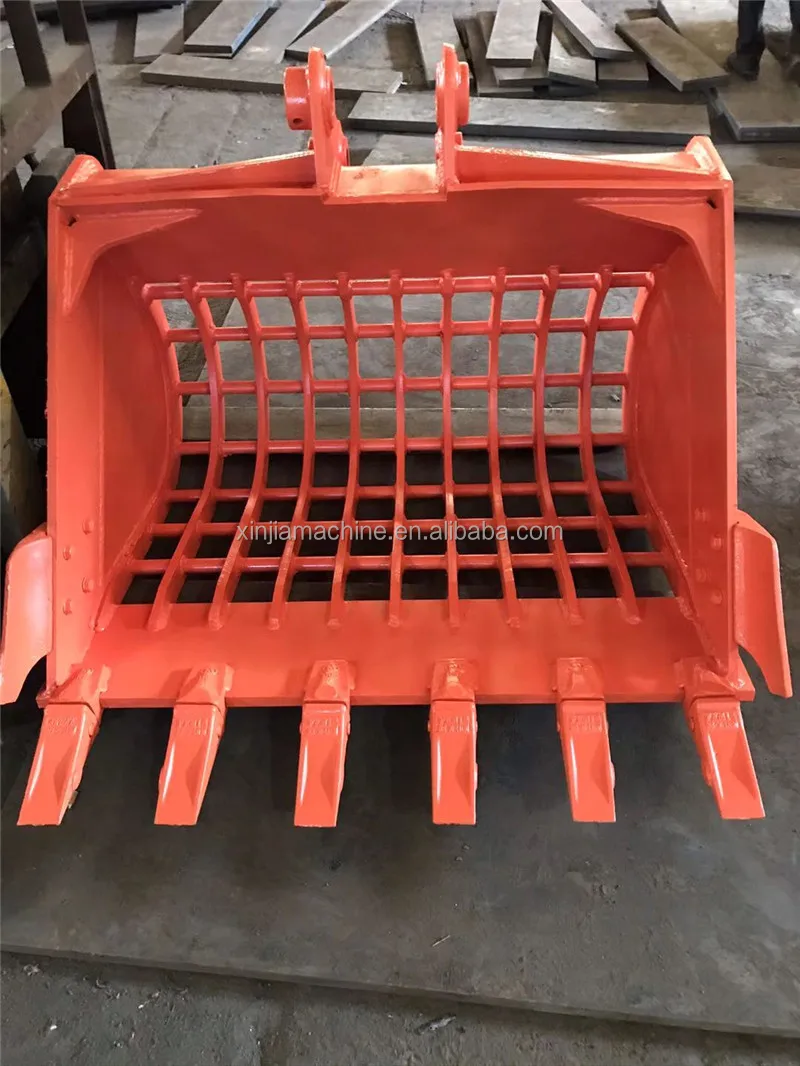 320 Tons Excavator Bucket Skeleton Bucket 1200mm Width Sieve Bucket Buy Excavator Bucket