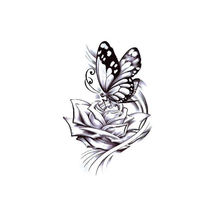 Gja Gi Tattoo Art  Za Nino  Half butterfly Half flowers  Facebook
