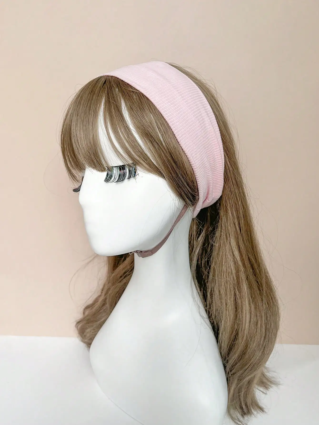 Wholesale Custom Elastic Hair Bands Solid Color Knitted Headbands for Women's Sports Uni aperçu 4