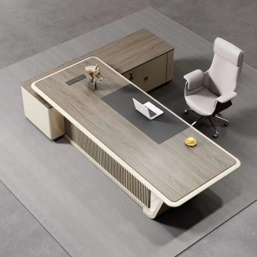 Luxury Modern Boss Table L Shaped Executive Office Desk - Buy L Shaped ...