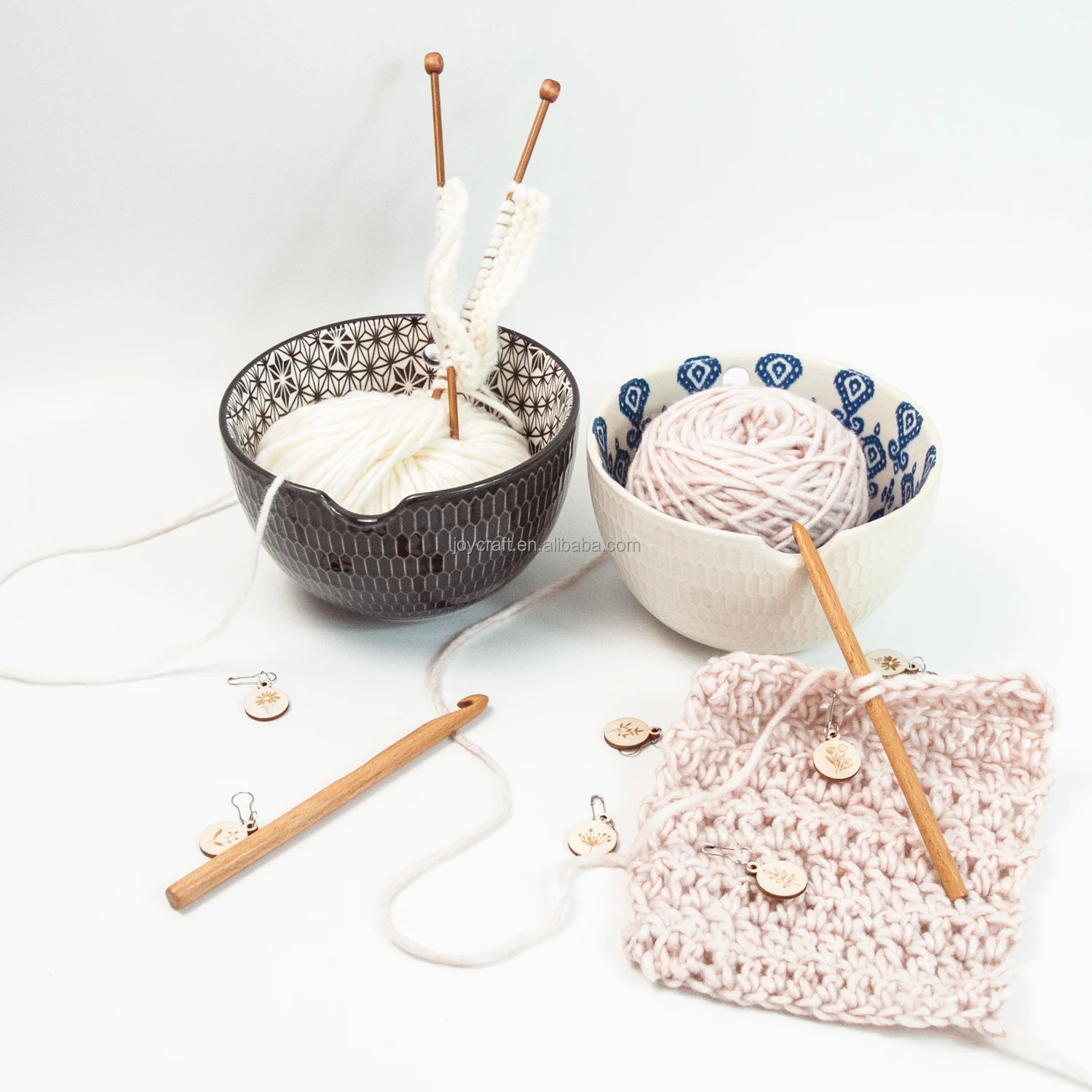 Ceramic Yarn Bowl Storage Bowl Knitting And Crochet Accessories Durable