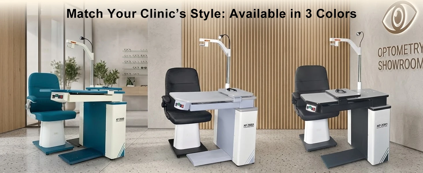 Ophthalmic Combined Table And Chair MI-2800B Optometry Chair Unit For Sale