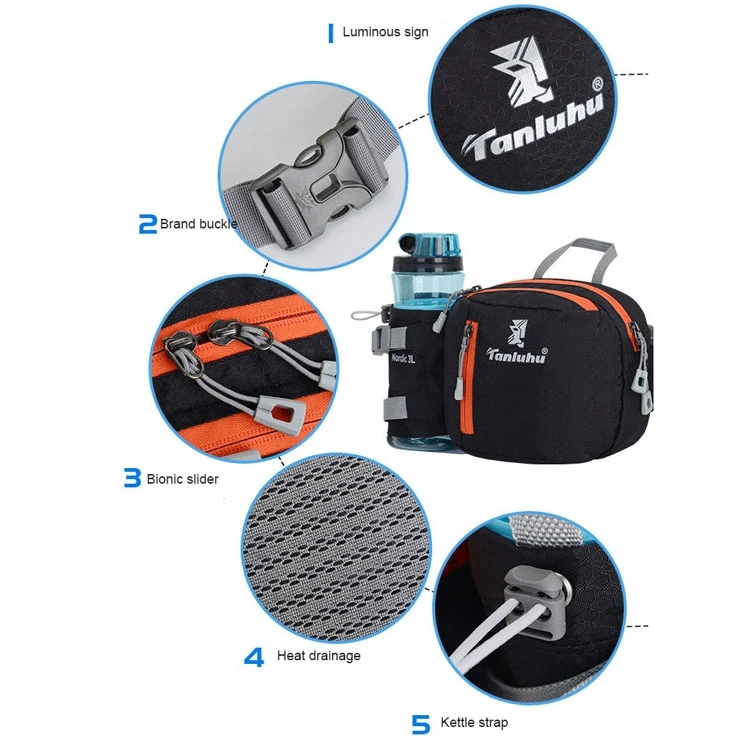 Neopren Tragetasche Für Wasserflaschen – Mit Schultergurt, 3 Taschen, Für Outdoor, Wandern, Camping