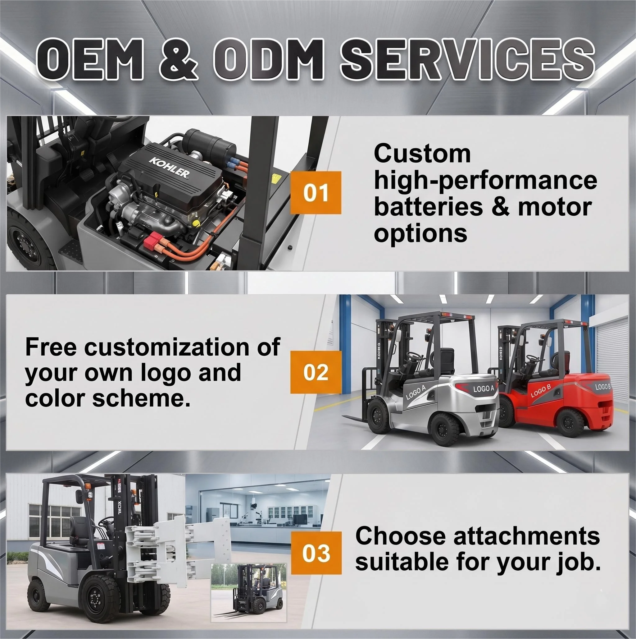 Chinese New Battery Forklifts Terrain Electric Forklift 1 1.5 2 2.5 3 3.5 4 5 7 10 Ton Stacker Forklifts