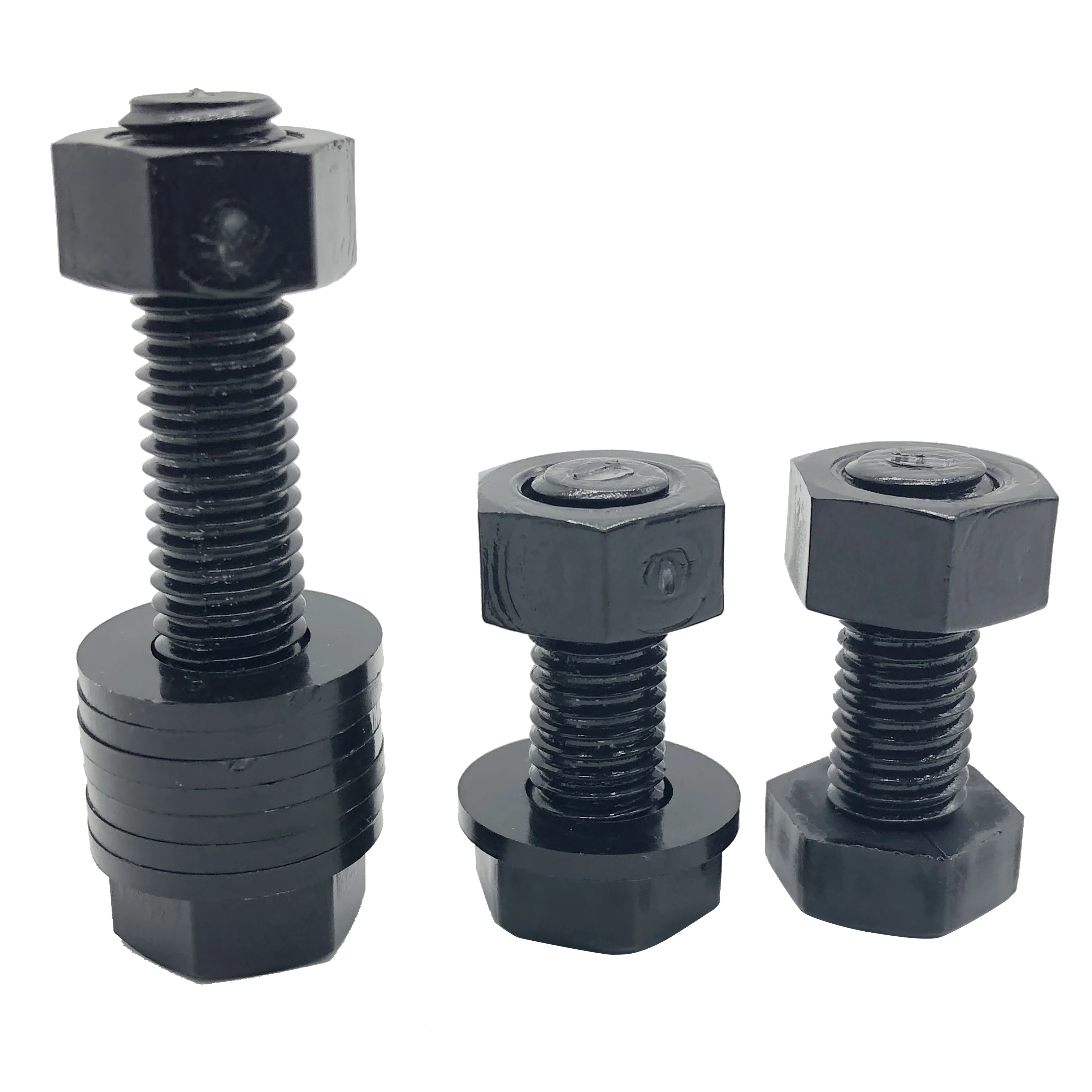 Custom DIN933 Hexagon bolts carbon steel black zinc high quality 8.8 M3 M8 M12 Hex Head Bolts screws