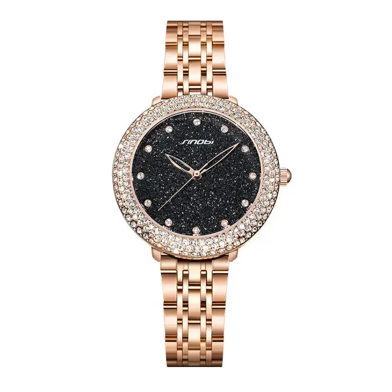 Trendy Gold Women's Luxury Sports Watch Custom Quartz Odm - Main Image