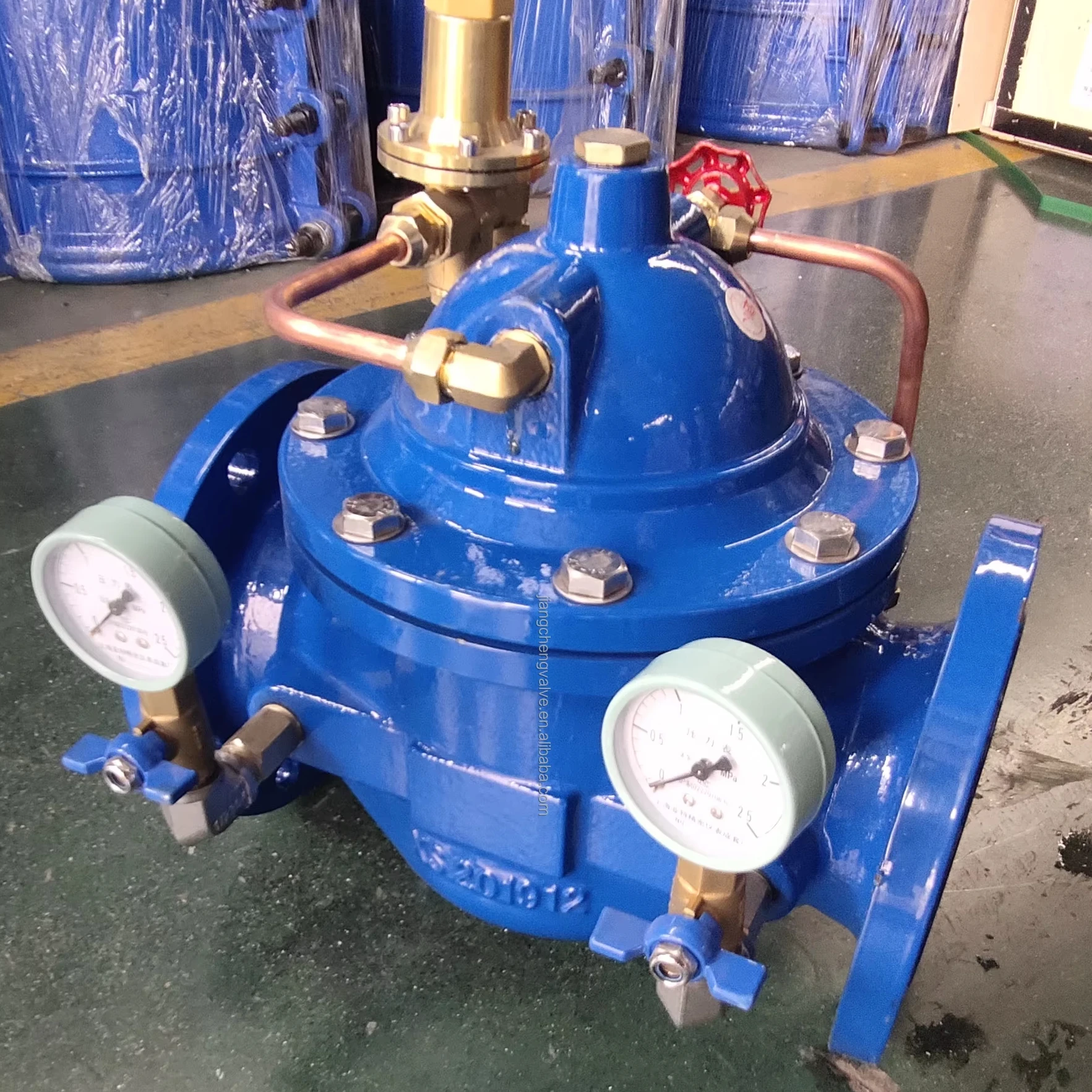 Multi Function100mm Flanged  Control Valve Water Pump Control Valve pilot  Pressure Relief Valve Dn300 Pn16