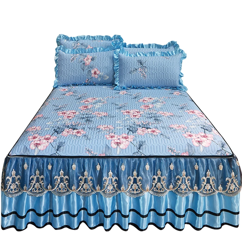 Летний домашний текстильный Шелковый коврик для