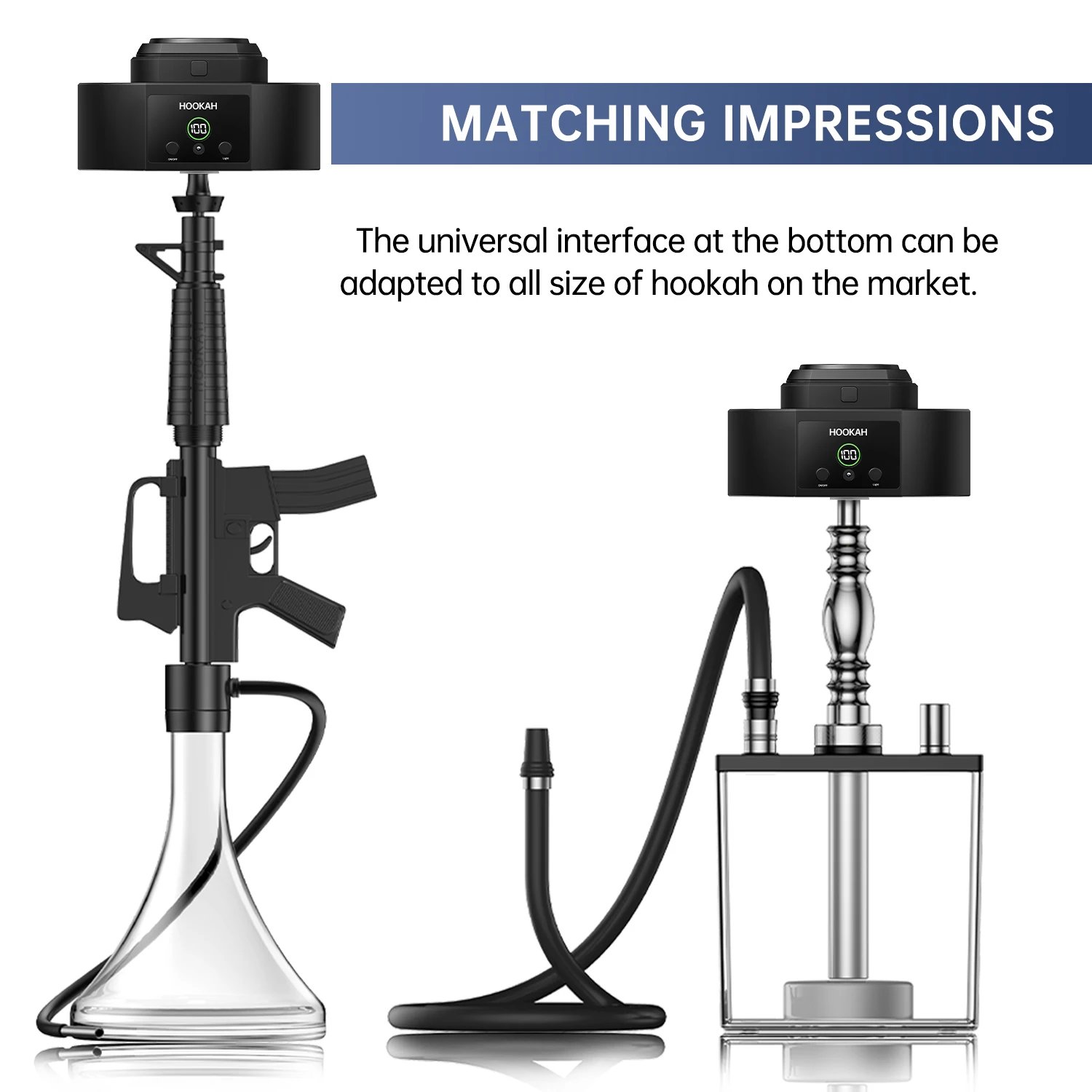 Upgraded Rechargeable Portable Electric Shisha Chicha Detachable Upgraded Rechargeable Portable Electric Shisha Chicha Detachable
