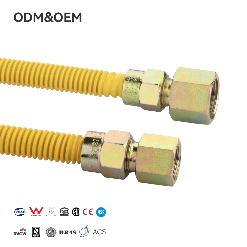 PPW Modern Durable Corrugated Stainless Steel Flexible Gas Hose for Gas Systems and Water Heaters