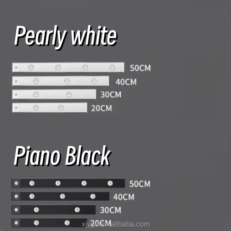 LED Night Light Kitchen Under Cabinet 20/30/40/50cm Rechargeable PIR Motion Sensor Closet Wardrobe Lamp Aluminum Night Light