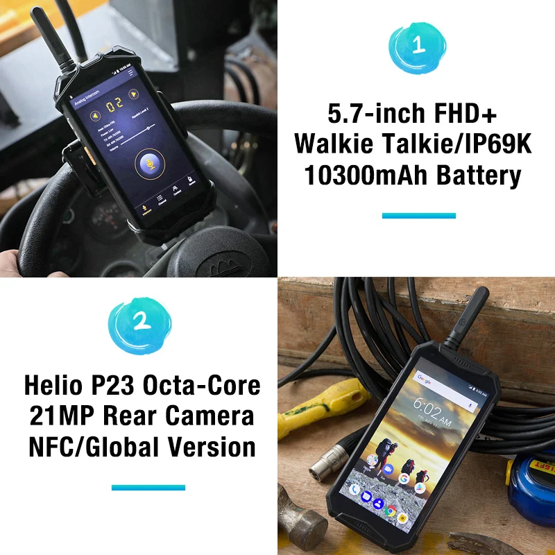 
Смартфон Ulefone Armor 3T на Android 8,1, восемь ядер, экран 5,7 дюйма, 10300 мАч 