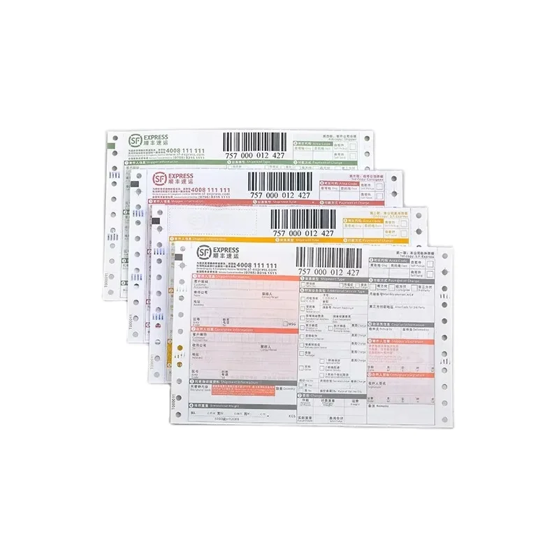 Consignment Note Logistic Courier International Barcode Express Waybill Shipping Dhl Fedex Air Waybill