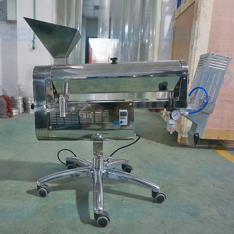 Easy to Operate Stainless Steel Size 00 Capsule Polishing Machine Capsule Polisher With Sorting Function