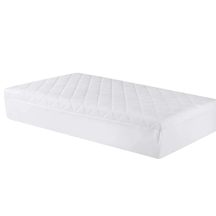 Матрас Banmboo для кроватки, удобный дышащий супер мягкий водонепроницаемый махровый хлопок, машинная стирка
