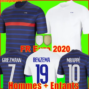 BENZEMA soccer jersey Maillot de foot equipe Maillots de football shirt GRIEZMANN MBAPPE FEKIR uniforms de la 2021 men + kids