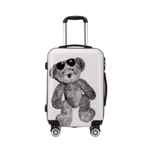 Best Selling Cute Cartoon Print Pattern Suitcase PC Material Waterproof Luggage Cases Zipper Portable Suitcase