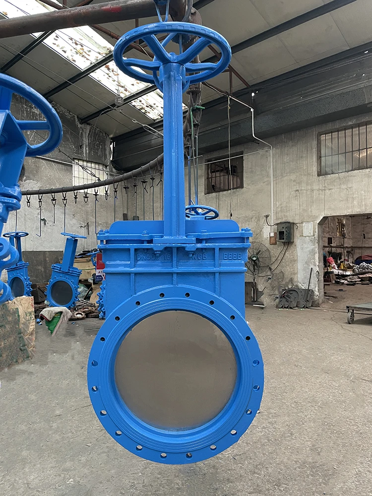 Cast steel lug type knife gate valve One-way seal