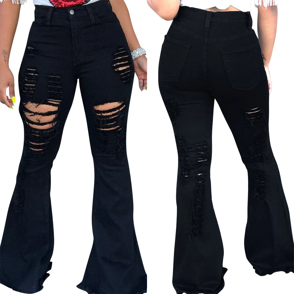 Explosivos De Las Mujeres Del Estilo Skinny Deshilachados Con Flecos  Pantalones Vaqueros Pantalones - Buy Pantalones Vaqueros Rasgados,Pantalones  Vaqueros Desgastados,Pantalones Flacos Acampanados Product on Alibaba.com