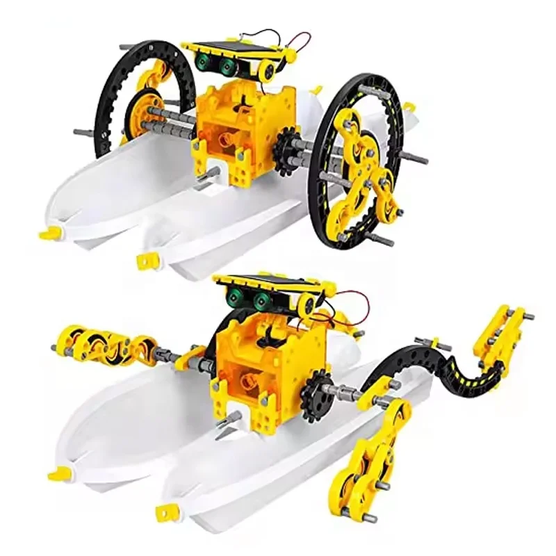 Индивидуальная развивающая игрушка 12 в 1 «сделай сам» Набор для создания научных роботов игрушечный робот на солнечной батарее детей