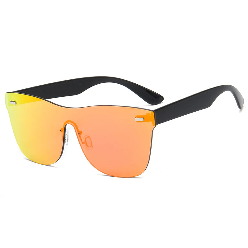 Superhot Eyewear 11361 UV400 Rimless Mirrored Sunglasses