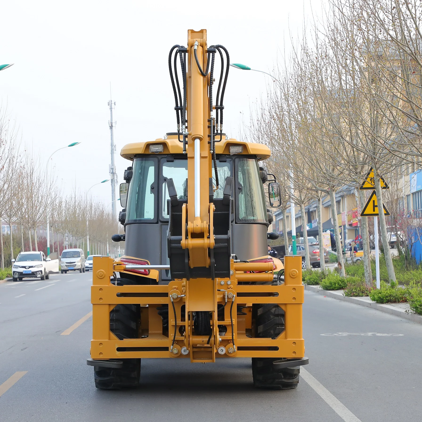 WOLF JX45 Compacted Loader Backhoe With cummins Engine