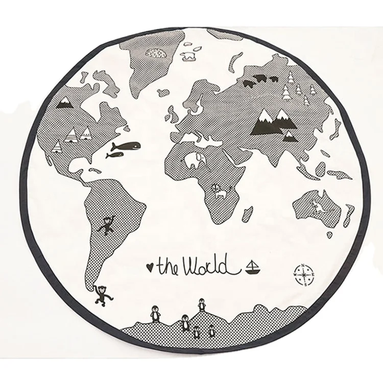 Ins New Adventure World Map Black And White Diy Children S Room Decorations Children S Earth Game Play Crawling Mat Buy Folding Play Mat Baby Play Mat Kids Crawling Mat Product On Alibaba Com