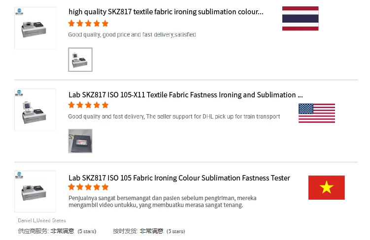 Lab Skz817 Textile Fabric Ironing Sublimation Color Fastness Tester ...