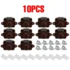 10 ชิ้น สีน้ำตาล