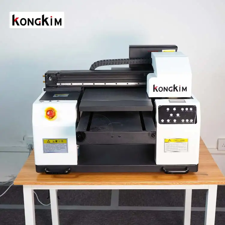 Mini A3 A4 Size AB Film DTF Printer Automatic Flatbed Uv Printer for Pen Bottle Phone case Glass Printing