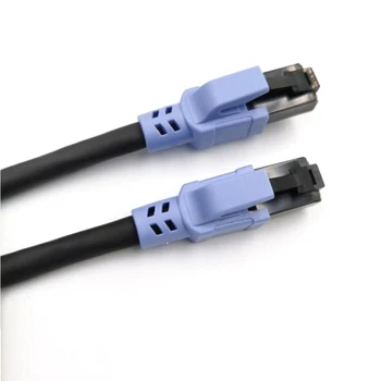 CAT 6A Ethernet cable SFTP braided Ethernet cable RJ45 8P8C cat6a patch cord network cable