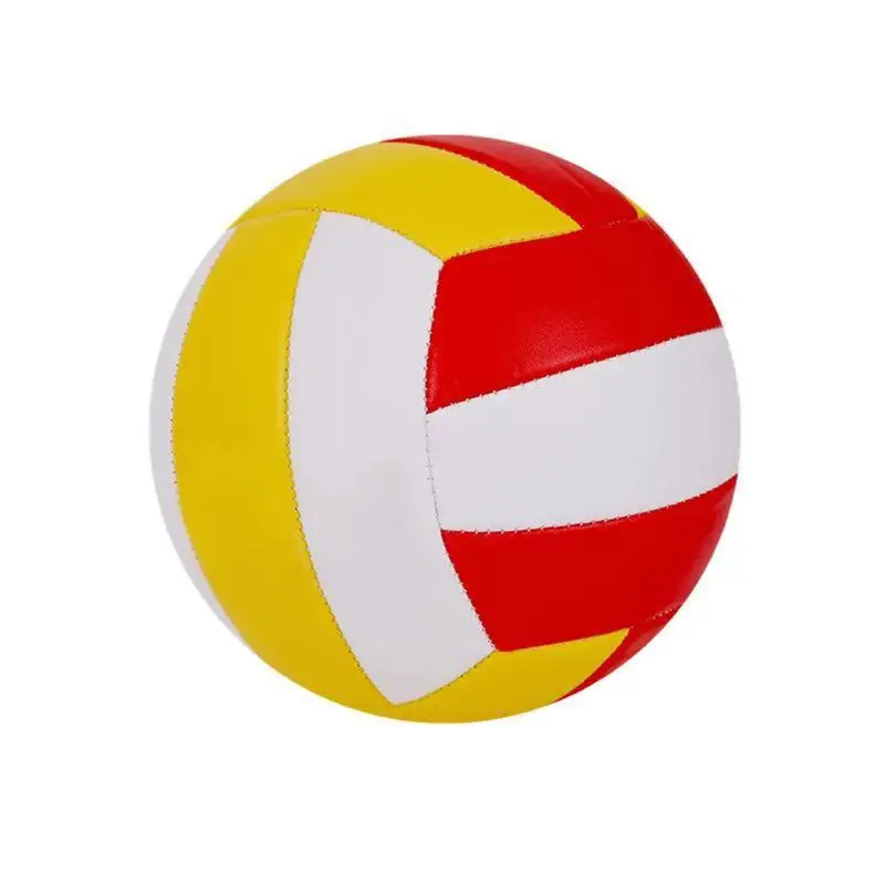 Striped Print Pu Beach Volleyball Court Stadium Colorful Volleyball Ball  For Training Game - Buy Beach Volleyball,Colorful Volleyball Ball,Pu  Volleyball Product on 