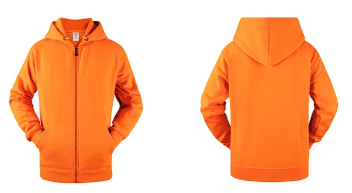 100% cotton brown blank joggers suits set zipper white fleece bulk unisex hoodies custom logo mens zip up hoodies