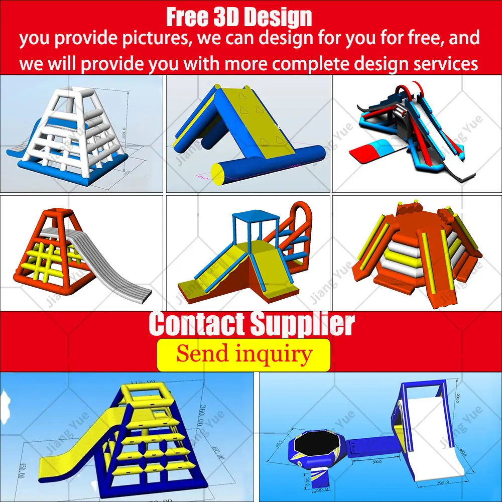 Aqua Fun Park Amusement Inflatable Floating Water Park Water Slide for Open Sea