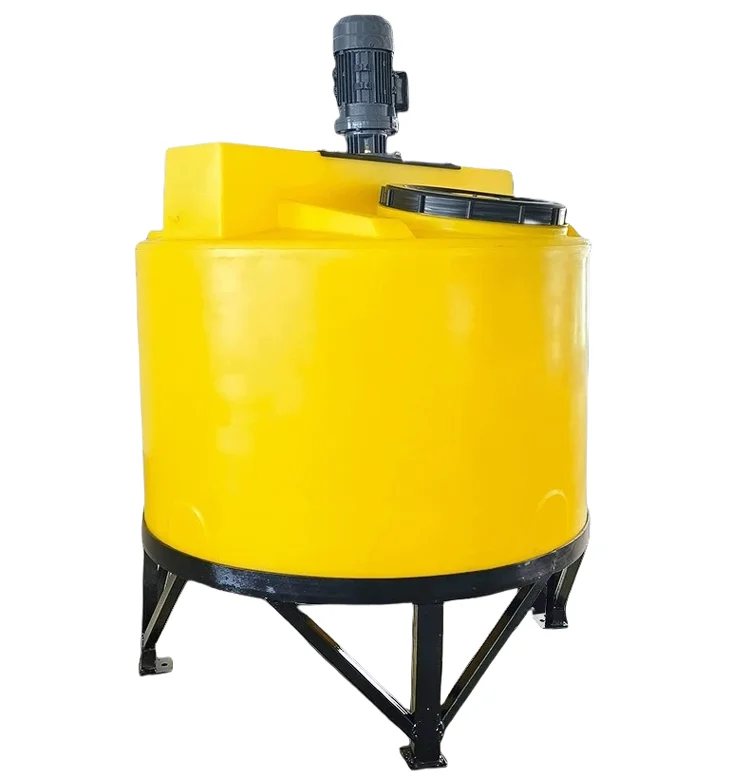 液体貯蔵用,1500Lプラスチック製貯水タンク,スタンドコニカル