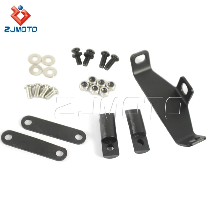 Передняя обтекатель T-sport с комплектом лобового стекла 15 дюймов, маска для мотоциклетной фары, чехол для Harley Dyna FXR FXD FXDB 1987-2017