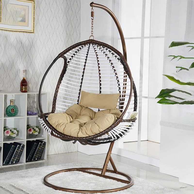 rocking chair woven rattan swing