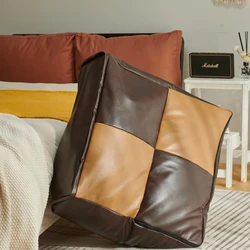High quality living room coffee beans bags chair waterproof PU leather bean bag chair NO 4