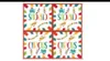 Servilletas de 6.5 x 6.5 cm, paquete de 16 unidades.